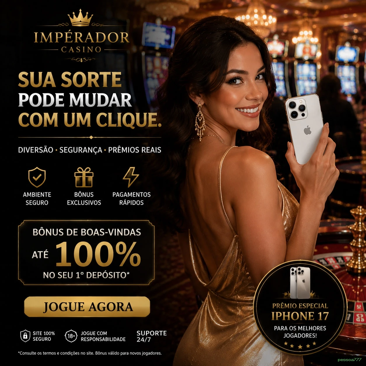 Login rápido no app pessoa777